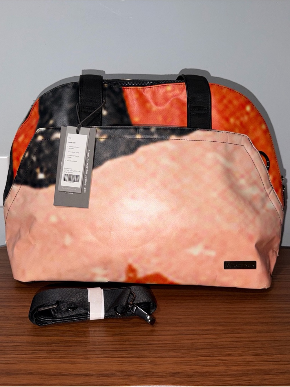 Rareform Maya Tote NWT Made From Repurposed Billboards Vinyl